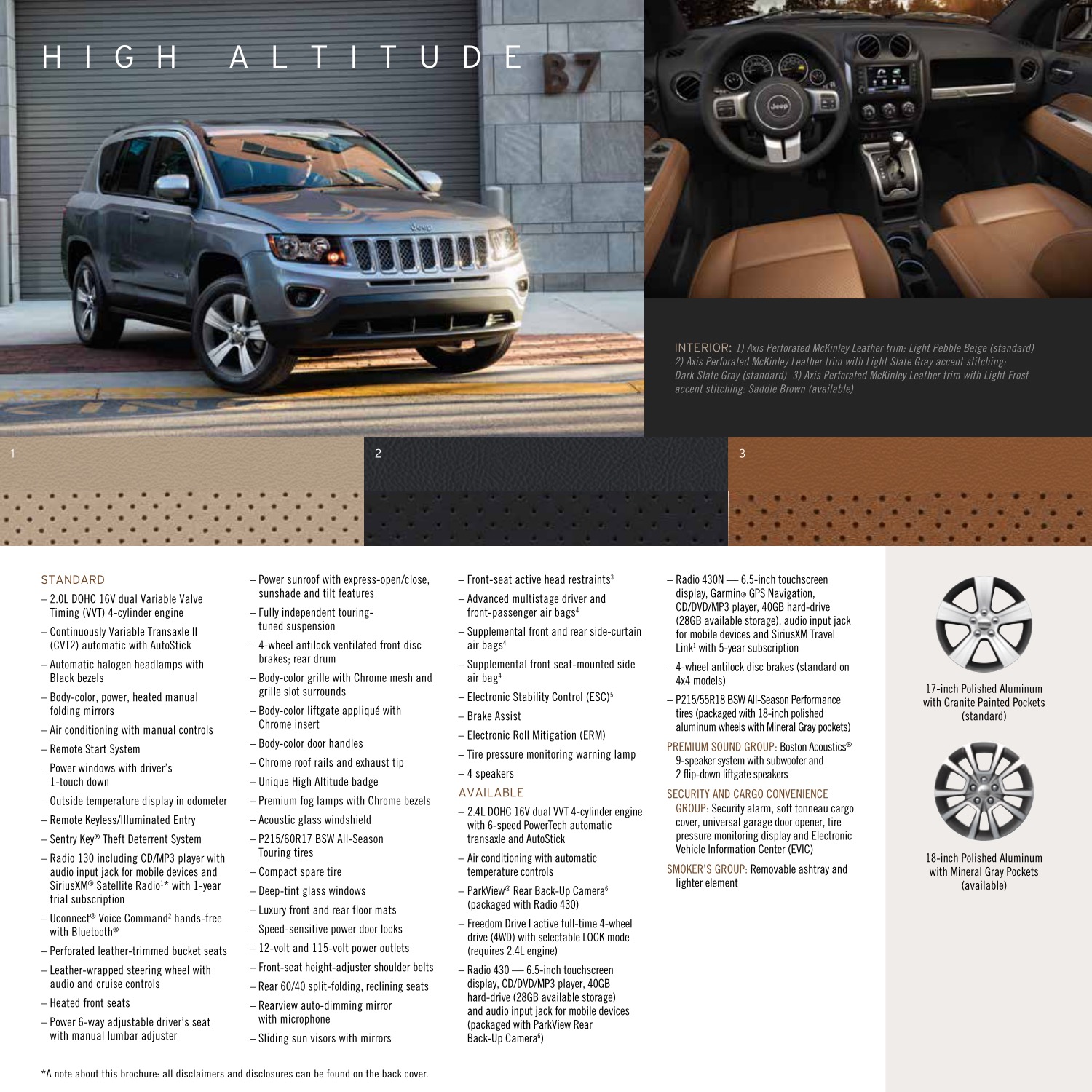 2017 Jeep Compass Brochure Page 2